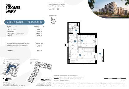 Mieszkanie w inwestycji: Nowe Promenady etap II