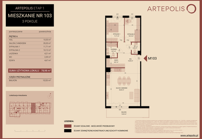 Mieszkanie w inwestycji: Artepolis