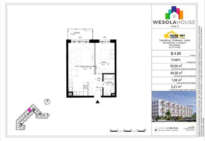 Mieszkanie w inwestycji: Wesoła House Etap II