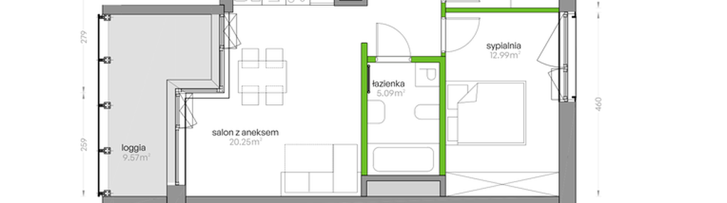 Mieszkanie w inwestycji: Sikorskiego Vita
