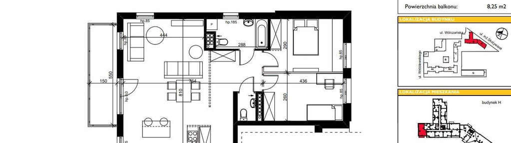 Mieszkanie w inwestycji: ART MODERN etap III - bud. H