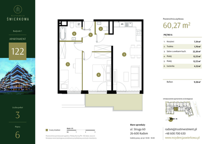 Mieszkanie w inwestycji: Rezydencja Świerkowa