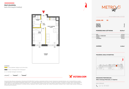 Mieszkanie w inwestycji: Metro Art 13