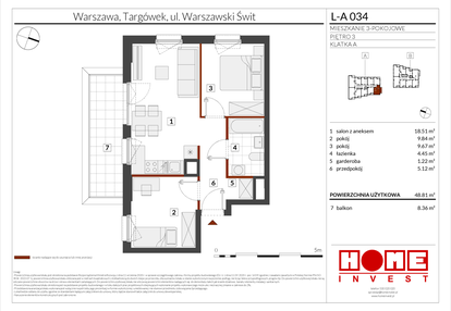 Mieszkanie w inwestycji: Warszawski Świt etap XII