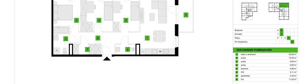 Mieszkanie w inwestycji: Osiedle Zielna IV faza 2
