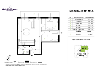 Mieszkanie w inwestycji: Osiedle Krokus etap IV