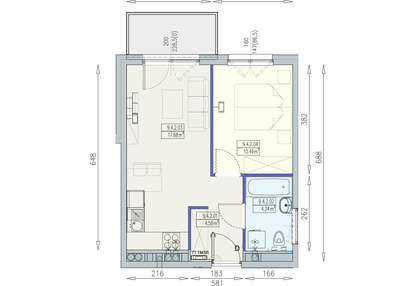 Mieszkanie w inwestycji: Południk 17 - budynek K2