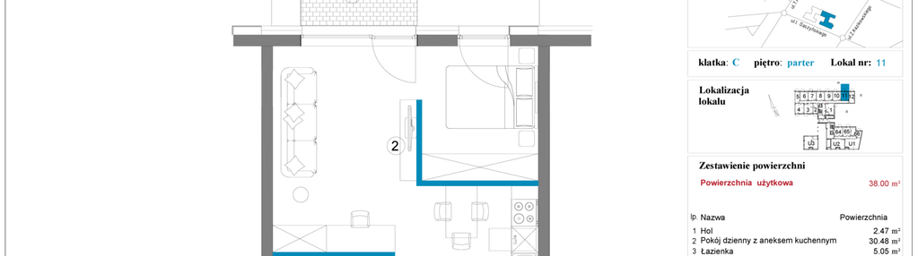 Mieszkanie w inwestycji: Daszyńskiego Square etap 2
