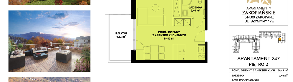 Mieszkanie w inwestycji: Apartamenty Zakopiańskie