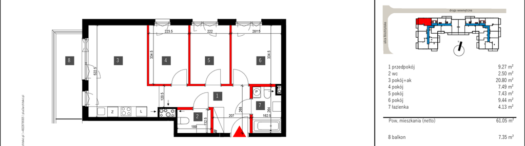 Mieszkanie w inwestycji: Mochtyńska 56