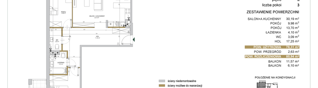Mieszkanie w inwestycji: Hi Mokotów