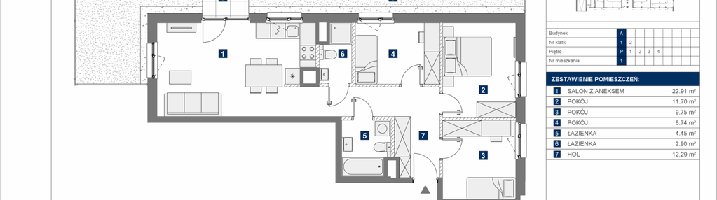 Mieszkanie w inwestycji: Mokotów Sportowy 3.1