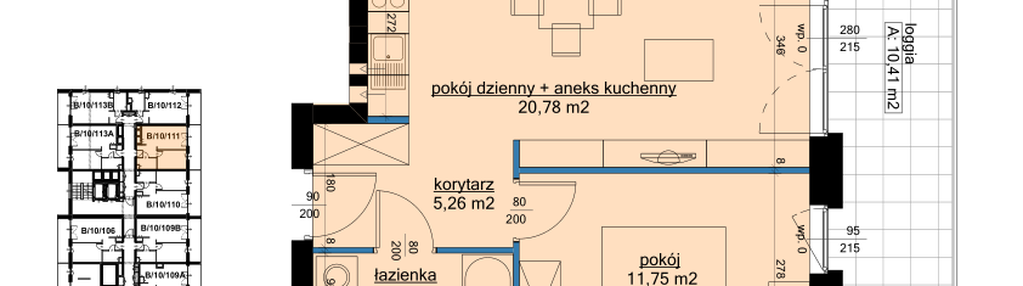 Mieszkanie w inwestycji: Osiedle Hawelańska etap III - bud. B