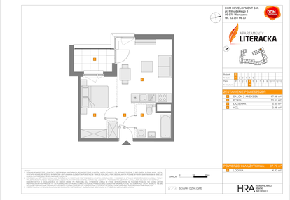 Mieszkanie w inwestycji: Apartamenty Literacka etap 2.2