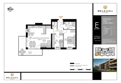 Mieszkanie w inwestycji: Belzacka Park etap III