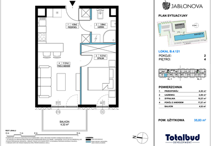 Mieszkanie w inwestycji: Jabłonova
