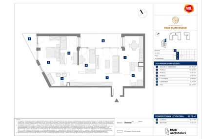 Mieszkanie w inwestycji: Apartamenty Park Matecznego Etap 1