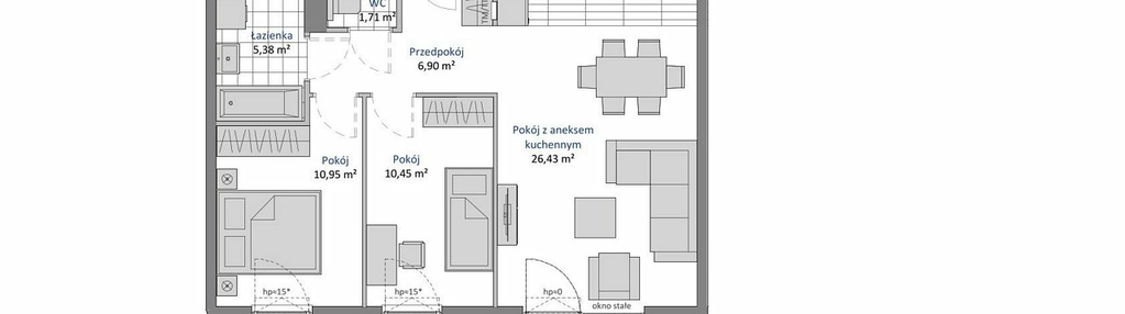 Mieszkanie w inwestycji: Nowa Dąbrowa bud. DE