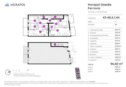 Mieszkanie w inwestycji: Murapol Osiedle Ferrovia