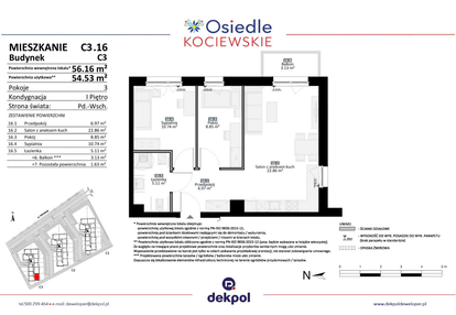 Mieszkanie w inwestycji: Osiedle Kociewskie etap III