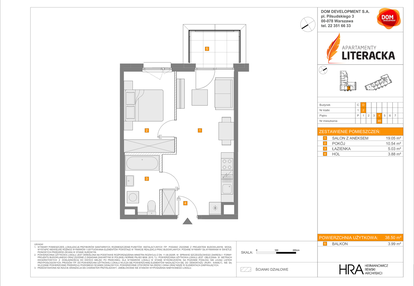 Mieszkanie w inwestycji: Apartamenty Literacka etap 2