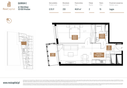 Mieszkanie w inwestycji: Quorum Apartments