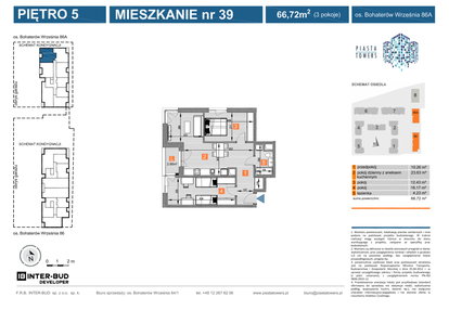 Mieszkanie w inwestycji: Piasta Towers bud. 86 i 86A