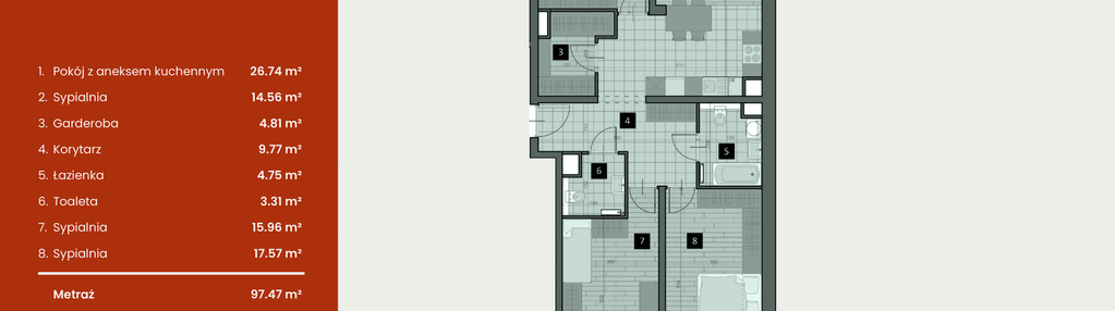 Mieszkanie w inwestycji: Mazowiecka 115