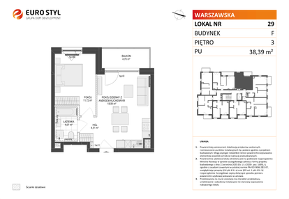 Mieszkanie w inwestycji: Osiedle Warszawska