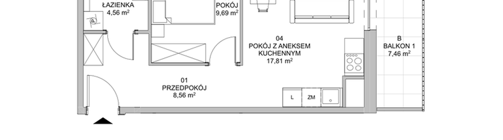 Mieszkanie w inwestycji: Francuska Park VIIIA