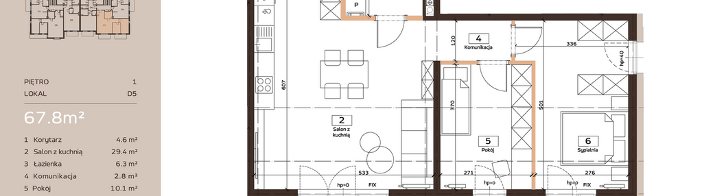 Mieszkanie w inwestycji: Domkove Widzew