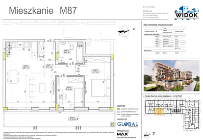 Mieszkanie w inwestycji: Apartamenty Widok Włoszczowa