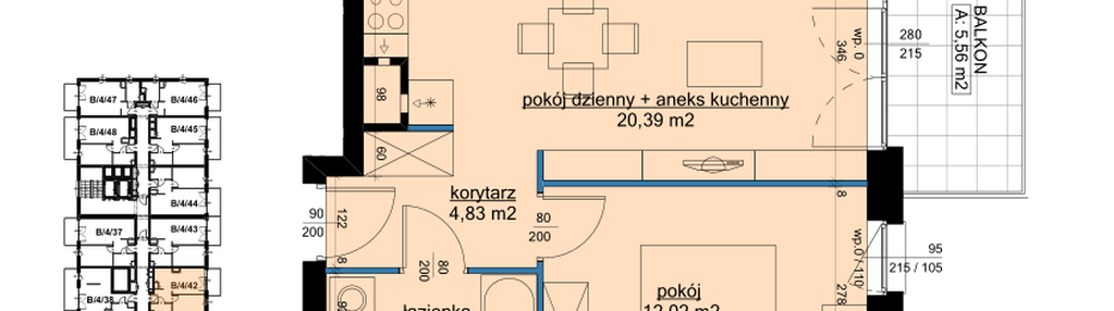 Mieszkanie w inwestycji: Osiedle Hawelańska etap III - bud. B