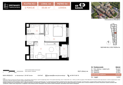 Mieszkanie w inwestycji: Browary Tarnowskie etap 1