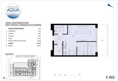 Mieszkanie w inwestycji: Polanki Aqua - budynek E