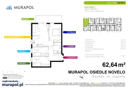 Mieszkanie w inwestycji: Murapol Osiedle Novelo