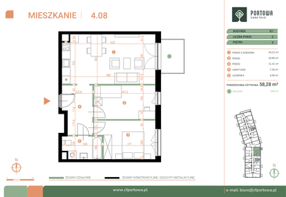 Mieszkanie w inwestycji: Casa Feliz Portowa II