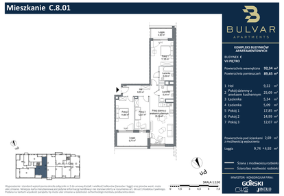Mieszkanie w inwestycji: Bulvar Apartments - etap II
