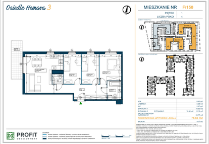 Mieszkanie w inwestycji: Osiedle Hemara - etap III bud. 2 i 3