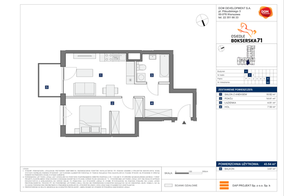 Mieszkanie w inwestycji: Osiedle Bokserska 71 Etap 2 Faza 2