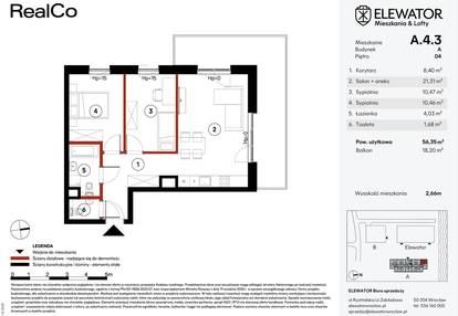 Mieszkanie w inwestycji: Elewator - Mieszkania i Lofty