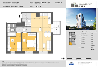 Mieszkanie w inwestycji: Dworzysko Park - Etap III
