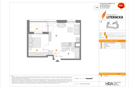 Mieszkanie w inwestycji: Apartamenty Literacka etap 2.2