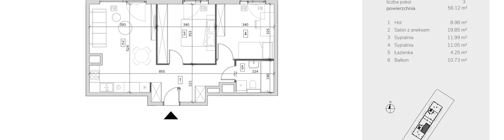 Mieszkanie w inwestycji: Orzechowa 2