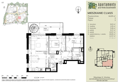 Mieszkanie w inwestycji: Apartamenty przy Parku Szczytnickim