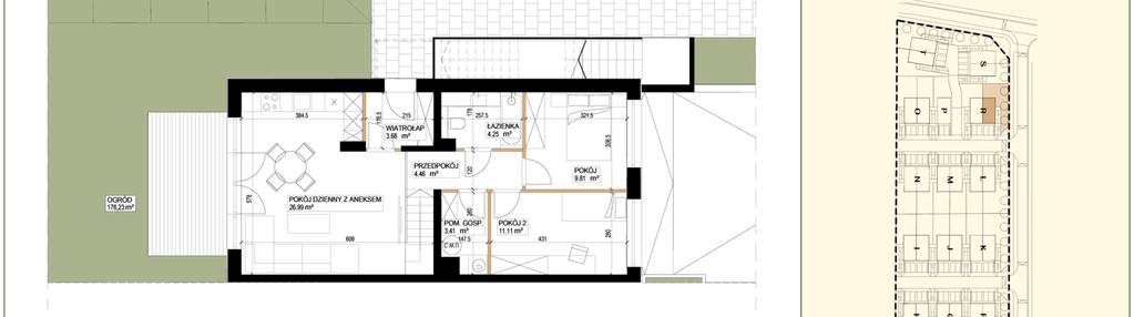 Mieszkanie w inwestycji: Waniliowa