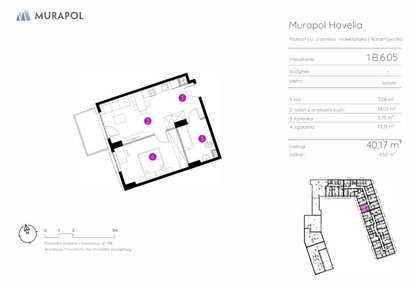 Mieszkanie w inwestycji: Murapol Havelia