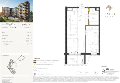 Mieszkanie w inwestycji: LUXURY POINT