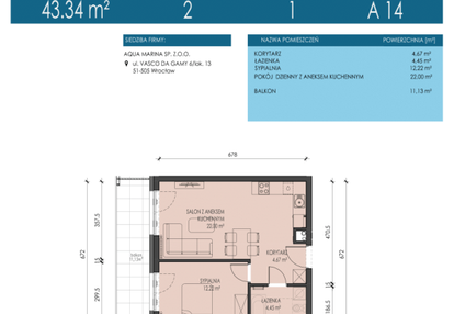 Mieszkanie w inwestycji: Apartamenty Aqua Marina