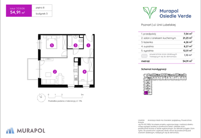 Mieszkanie w inwestycji: Murapol Osiedle Verde bud. 3